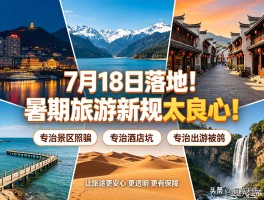 7月18日落地！抖音暑期旅游新规太良心！专治景区照骗、酒店坑